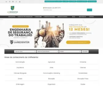 Posgraduacaoredentor.com.br(Cursos de pós) Screenshot