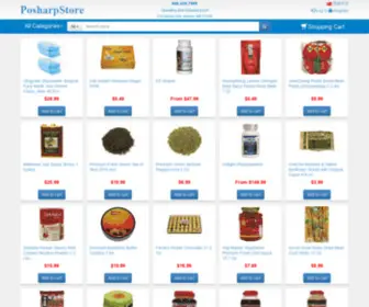 Posharpstore.com(Asian Grocery Online Shopping in United States) Screenshot