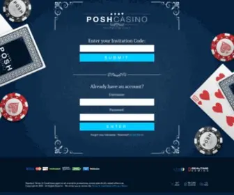 Poshcasino.com Screenshot