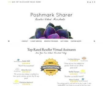 Poshmarksharer.com(Poshmark Virtual Assistant Service) Screenshot