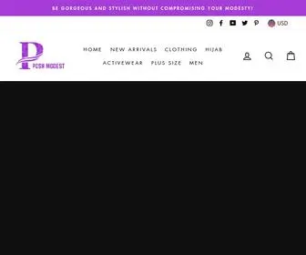 Poshmodest.com(POSH MODEST) Screenshot