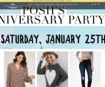 Poshnovi.com(Posh is a stylish boutique) Screenshot