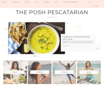 Poshpescatarian.com(The Posh Pescatarian) Screenshot