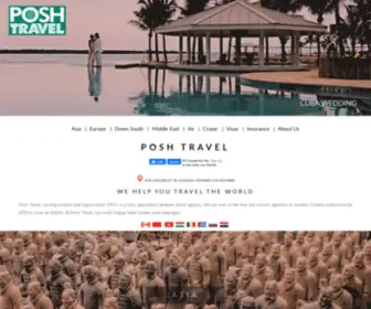 Poshtravelltd.com(Posh Travel) Screenshot