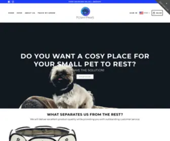 Poshypaws.com(We are a brand with a mission. Our mission) Screenshot