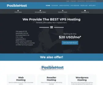 Posiblehost.com(Pro web hosting whit all advantages) Screenshot
