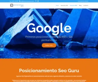 Posicionamientoseo.guru(Expertos en Posicionamiento Seo y Google Ads) Screenshot