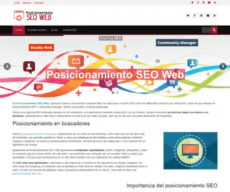 Posicionamientoseoweb.info(Posicionamiento SEO Web) Screenshot