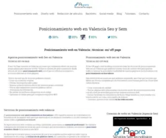 Posicionamientoweb-Seo.net(Posicionamiento web Valencia y comunidades .Agencia seo) Screenshot