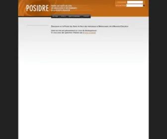 Posidre.ca(Portail) Screenshot