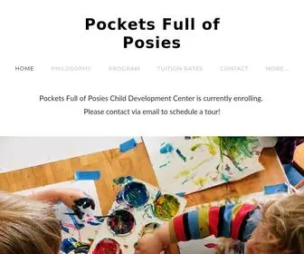 Posieschildcare.com(Pockets Full of Posies) Screenshot