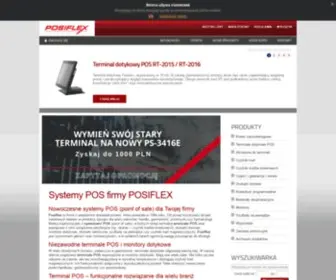 Posiflex.com.pl(Posiflex od ponad trzydziestu lat jest światowym liderem w produkcji sprzętu dla) Screenshot