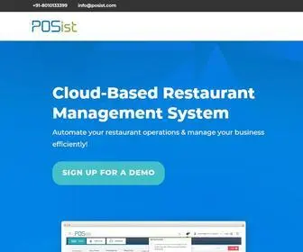 Posist.com(All-in-One Cloud Restaurant Management Software) Screenshot