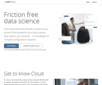 Posit.cloud(Posit Cloud) Screenshot