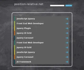 Position-Relative.net(Development Manager & Senior Front) Screenshot