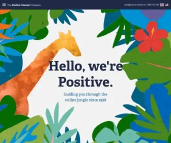 Positive-Internet.com(The Positive Internet Company) Screenshot