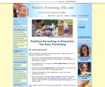 Positive-Parenting-Ally.com(Positive Parenting Ally) Screenshot