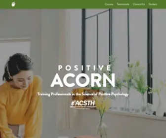 Positiveacorn.com(Positive Acorn) Screenshot