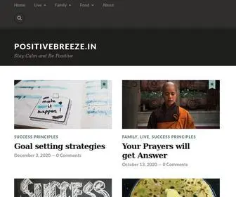 Positivebreeze.in(Stay Calm and Be Positive) Screenshot