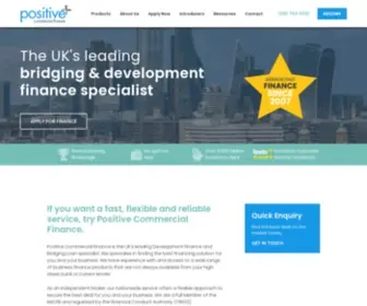 Positivecommercialfinance.co.uk(Commercial Finance Broker) Screenshot