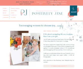 Positivelyjane.net(Positively Jane) Screenshot