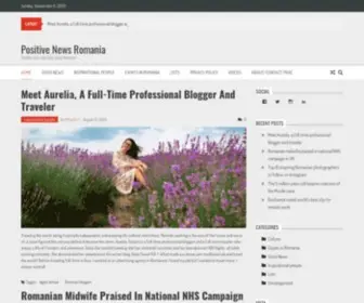Positivenewsromania.com(Positive News Romania) Screenshot