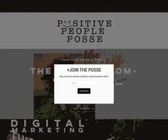 Positivepeopleposse.com(Digital Marketing) Screenshot