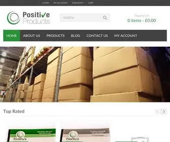 Positiveproducts.co.uk(Positive Products) Screenshot