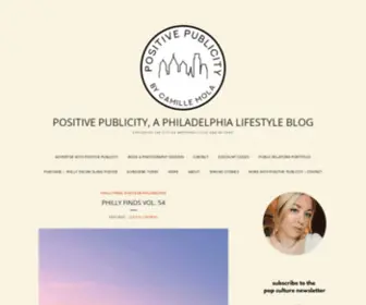 Positivepublicityblog.com(A Philadelphia Lifestyle Blog) Screenshot