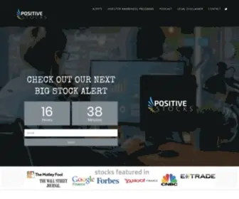 Positivestocks.com(Stock Alerts) Screenshot