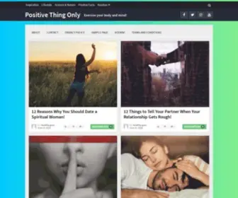 Positivethingsonly.com(Positive Thing Only) Screenshot