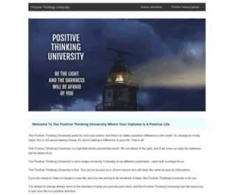 Positivethinkinguniversity.com(Positivethinkinguniversity) Screenshot