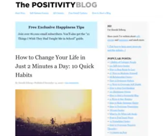 Positivityblog.com(The Positivity Blog) Screenshot