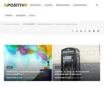 Positivr.fr(Initiatives positives) Screenshot