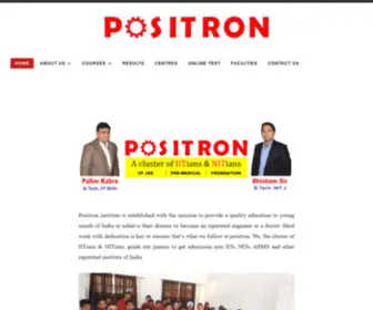 Positroneducation.com(Positron Education) Screenshot