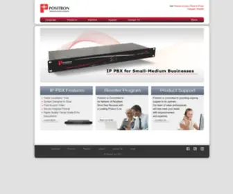 Positrontelecom.com(Positron Telecom Systems CanadaVoIP) Screenshot