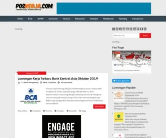 Poskerja.com(Loker Terbaru Terkini 2019) Screenshot