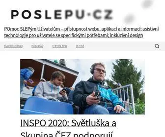 Poslepu.cz(POmoc SLEP) Screenshot