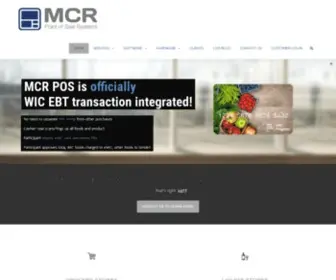 Posmcr.com(MCR Point Of Sale Systems) Screenshot