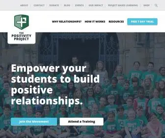Posproject.org(The Positivity Project) Screenshot