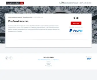 Posprovider.com(Own this asset. Buy It Now) Screenshot