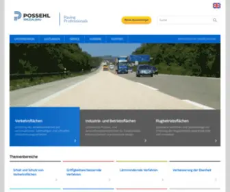 Possehl-Spezialbau.de(Verkehrsflächen) Screenshot