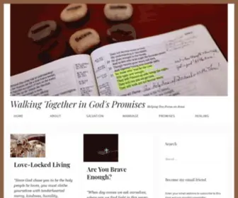 Possesshispromises.com(Helping You Focus on Jesus) Screenshot