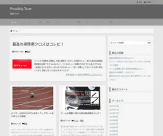Possiblytrue.com(雑談ブログ) Screenshot