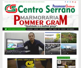 Possmoseronline.com.br(Centro Serrano) Screenshot