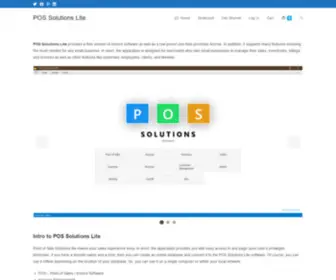 Possolutionslite.com(POS solutions Lite) Screenshot