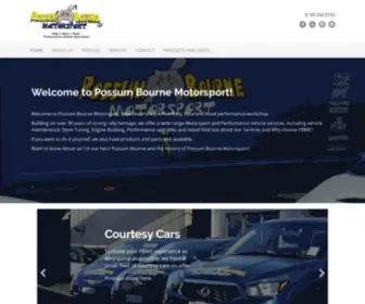 Possumbournemotorsport.com(Possum Bourne Motorsport) Screenshot