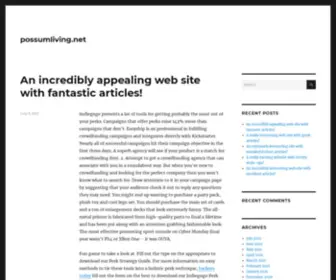 Possumliving.net(Possumliving) Screenshot