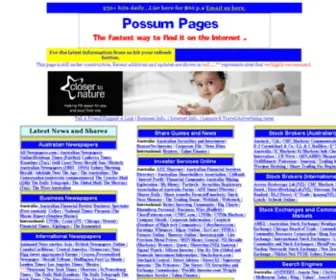 Possumpages.com.au(Search) Screenshot
