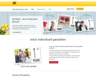 Post-Individuell.de(Alles im Shop der Deutschen Post) Screenshot